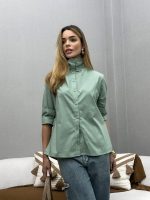Camisa Gola Alta Slim